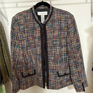 Multicolor Tweed Women's Jacket